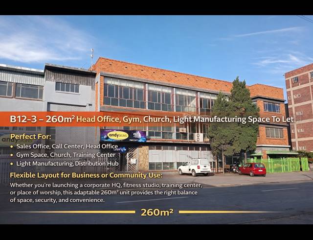 Industrial property to rent in HERIOTDALE